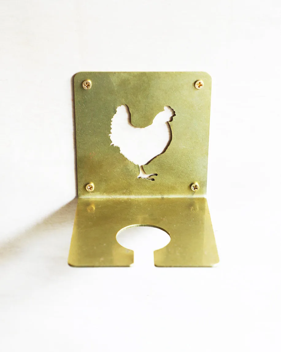 Brass Wall-Mounted Wine Glass Holders