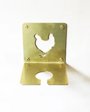 Brass Wall-Mounted Wine Glass Holders
