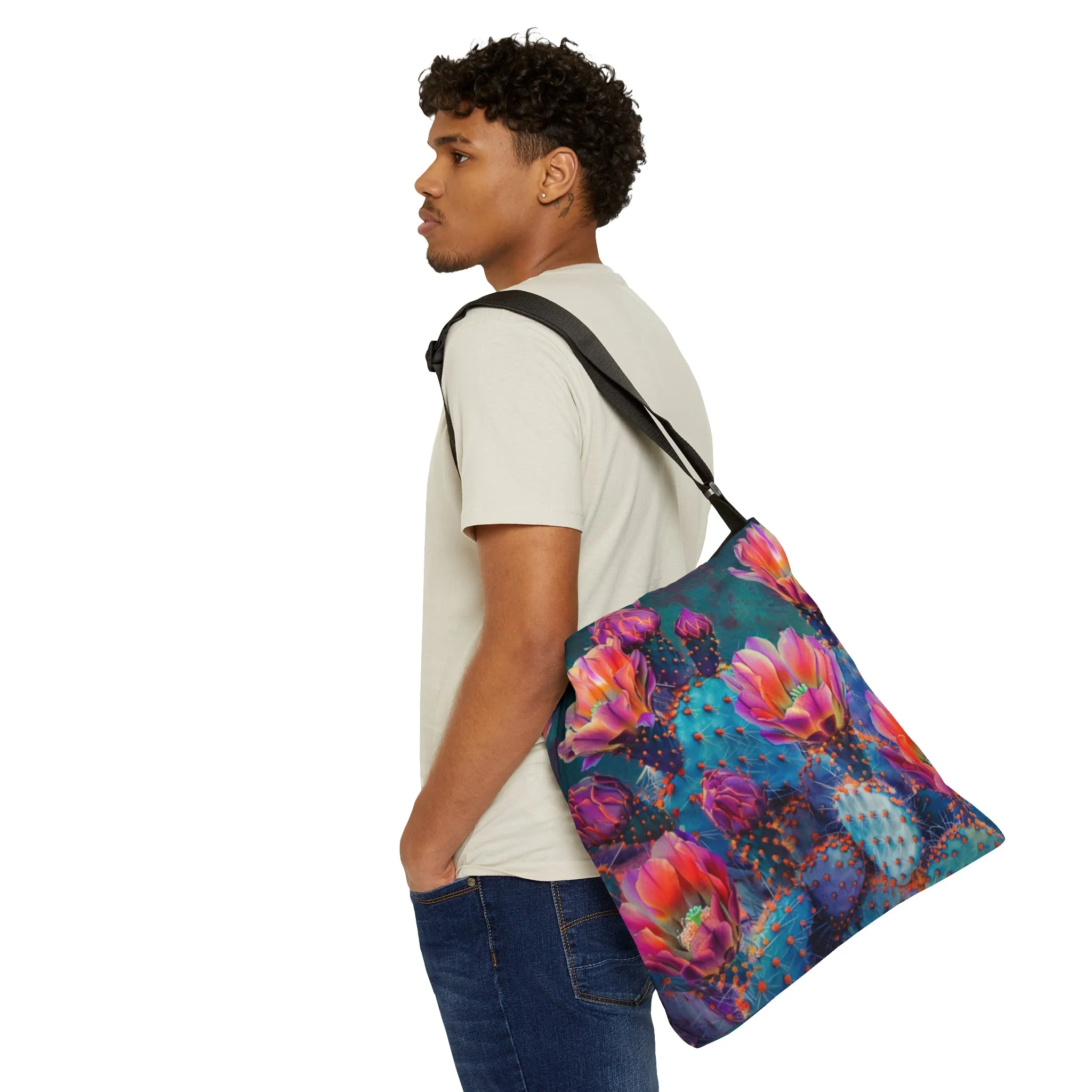 CA Cactus Adjustable Tote Bag (AOP)