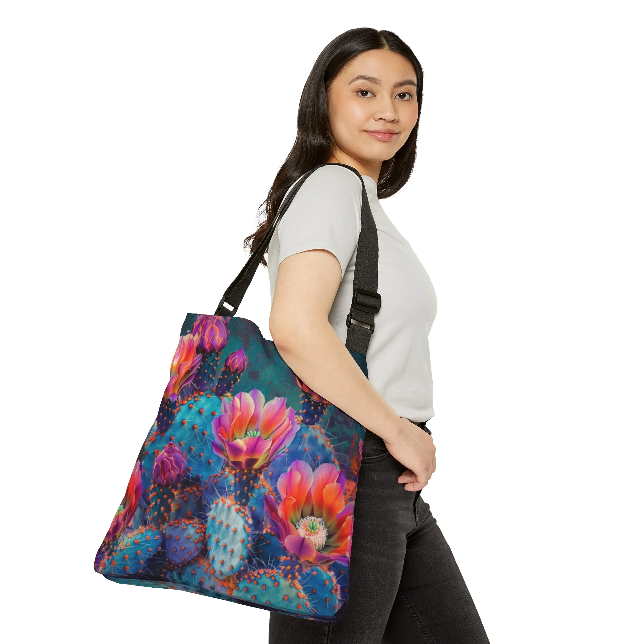 CA Cactus Adjustable Tote Bag (AOP)