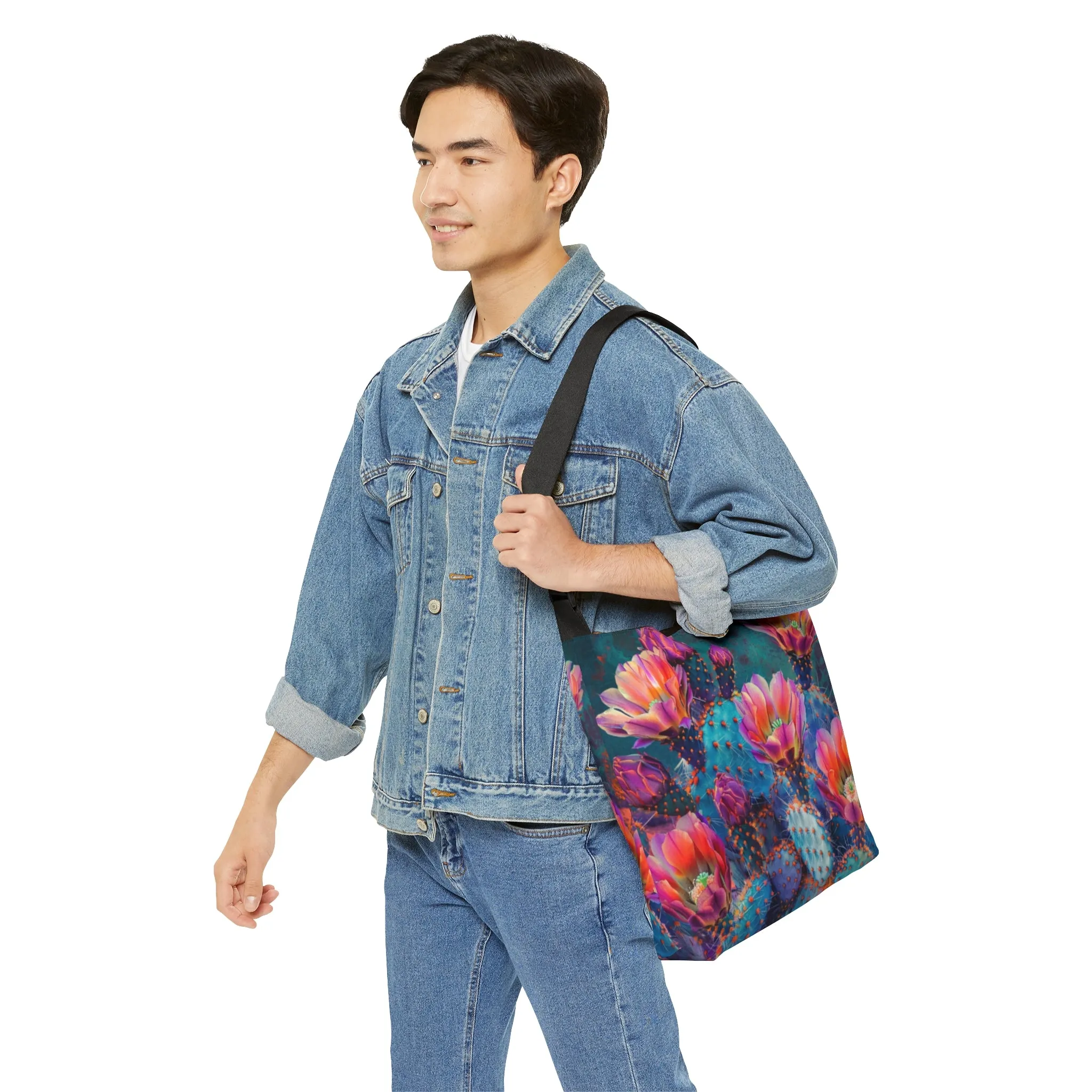 CA Cactus Adjustable Tote Bag (AOP)