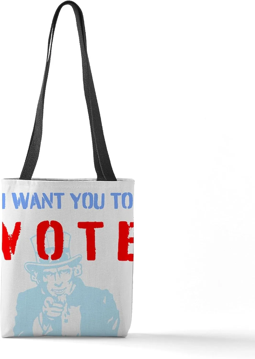CafePress I Want You To Vote 13"x13" Reusable Grocery Shopping Sling Tote Bag