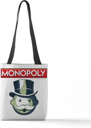 CafePress Mr. Monopoly Head Shot 13"x13" Reusable Grocery Shopping Sling Tote Bag