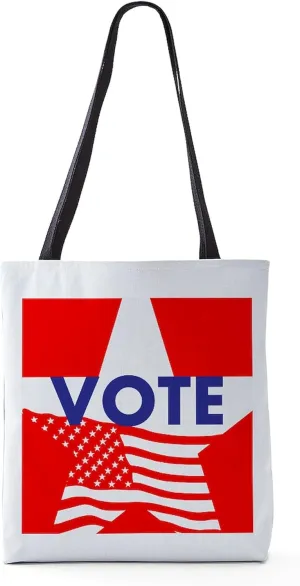 CafePress Vote 18"x18" Reusable Grocery Shopping Sling Tote Bag