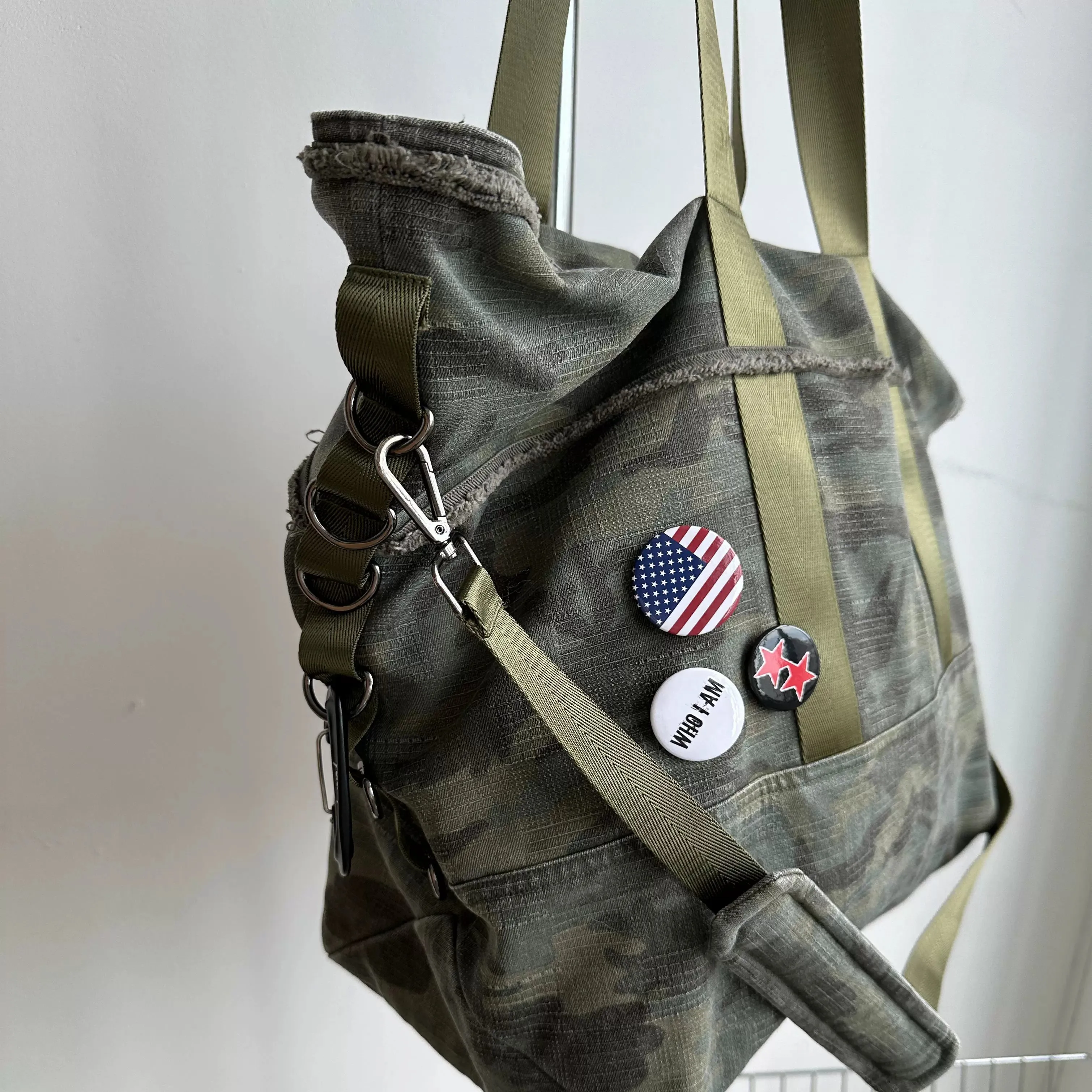 Camouflage Crossbody Tote