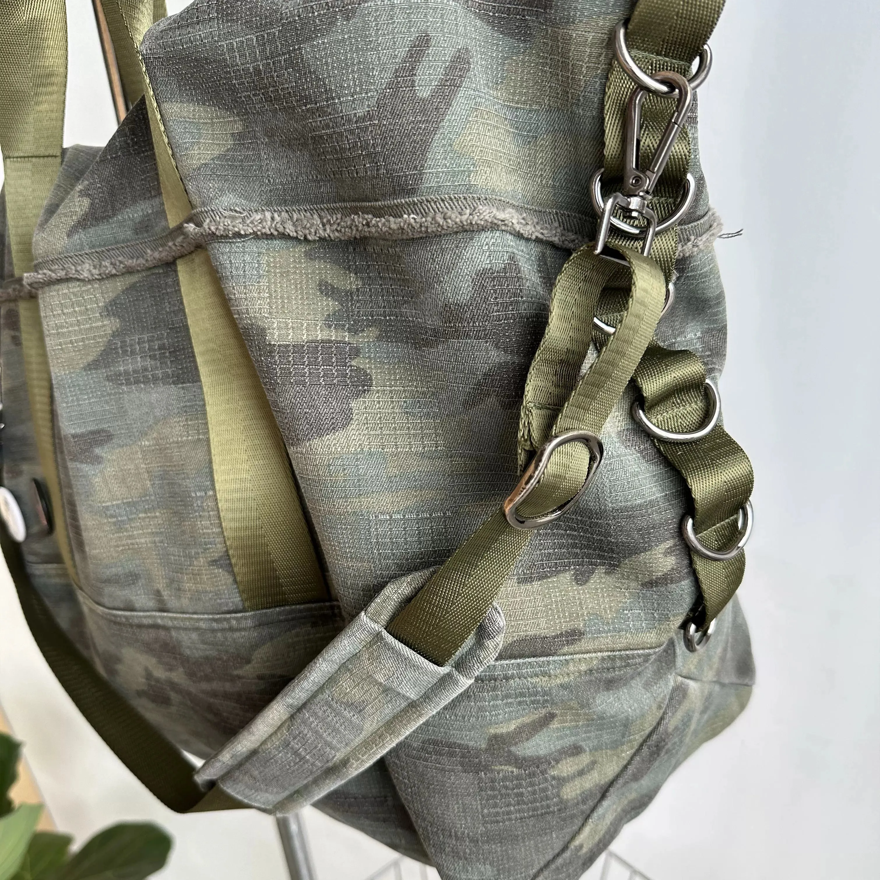 Camouflage Crossbody Tote