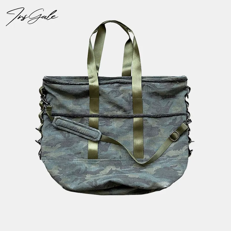 Camouflage Crossbody Tote