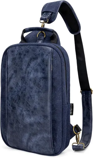 Canvas Messenger Bag Sling Bag Crossbody Shoulder Bag for Men Women Travel Work Satchel Bags