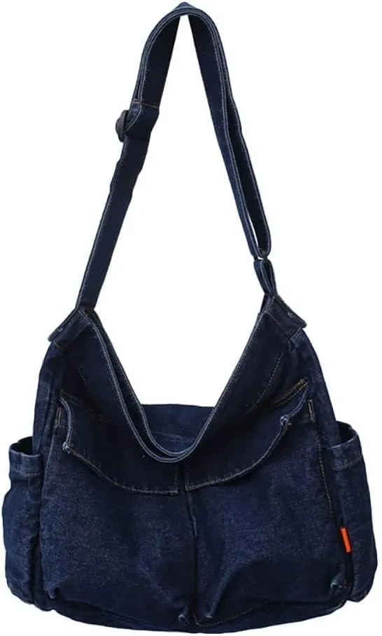 Canvas Messenger Vintage Bag Letter Pattern Crossbody Bag Emo Goth Shoulder Satchels Y2K Harajuku Bag Grunge Handbag