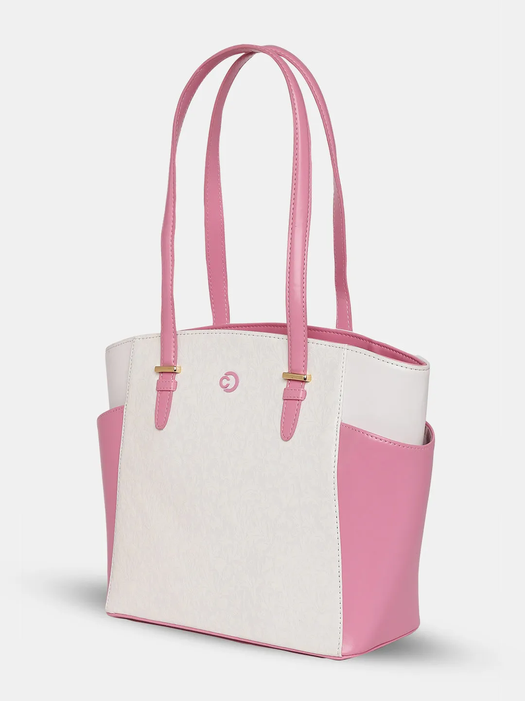 Caprese Aurora Medium Pink Tote Bag