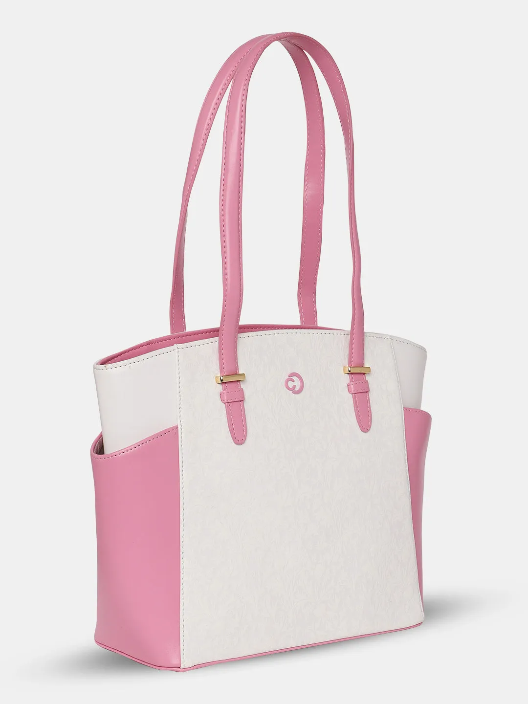 Caprese Aurora Medium Pink Tote Bag