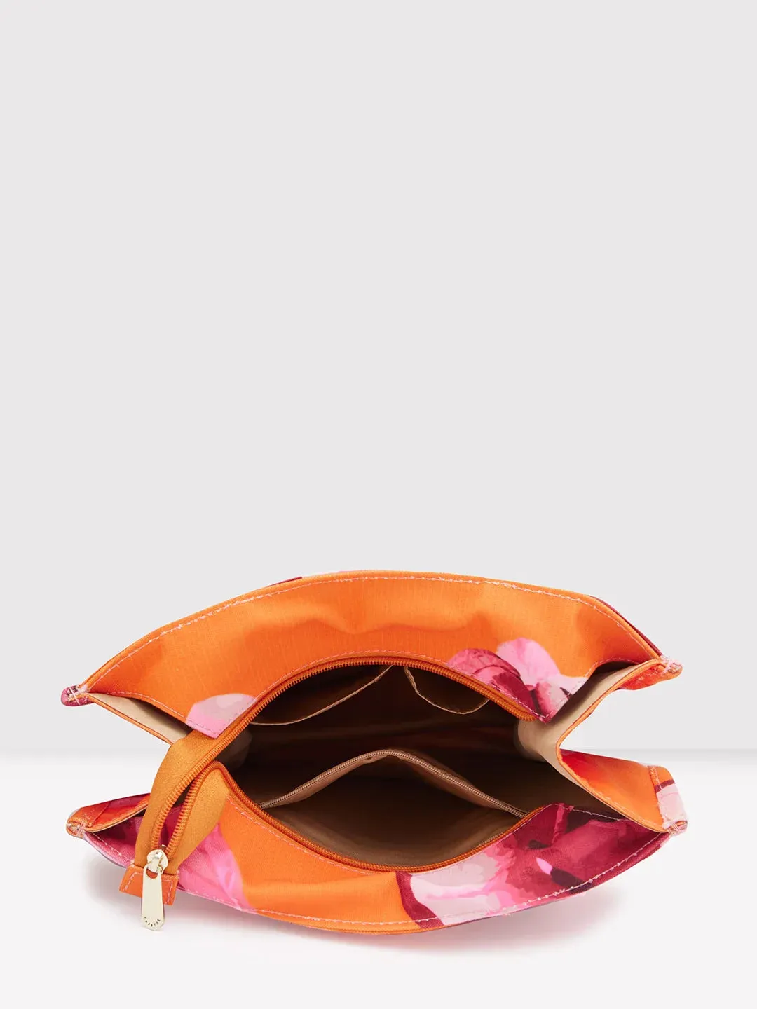 Caprese Ivy Large Orange Tote Bag
