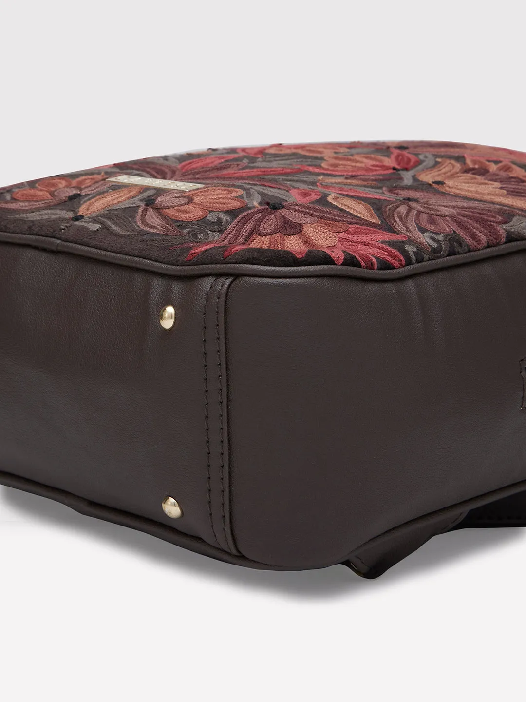 Caprese Tresna Medium Brown Backpack