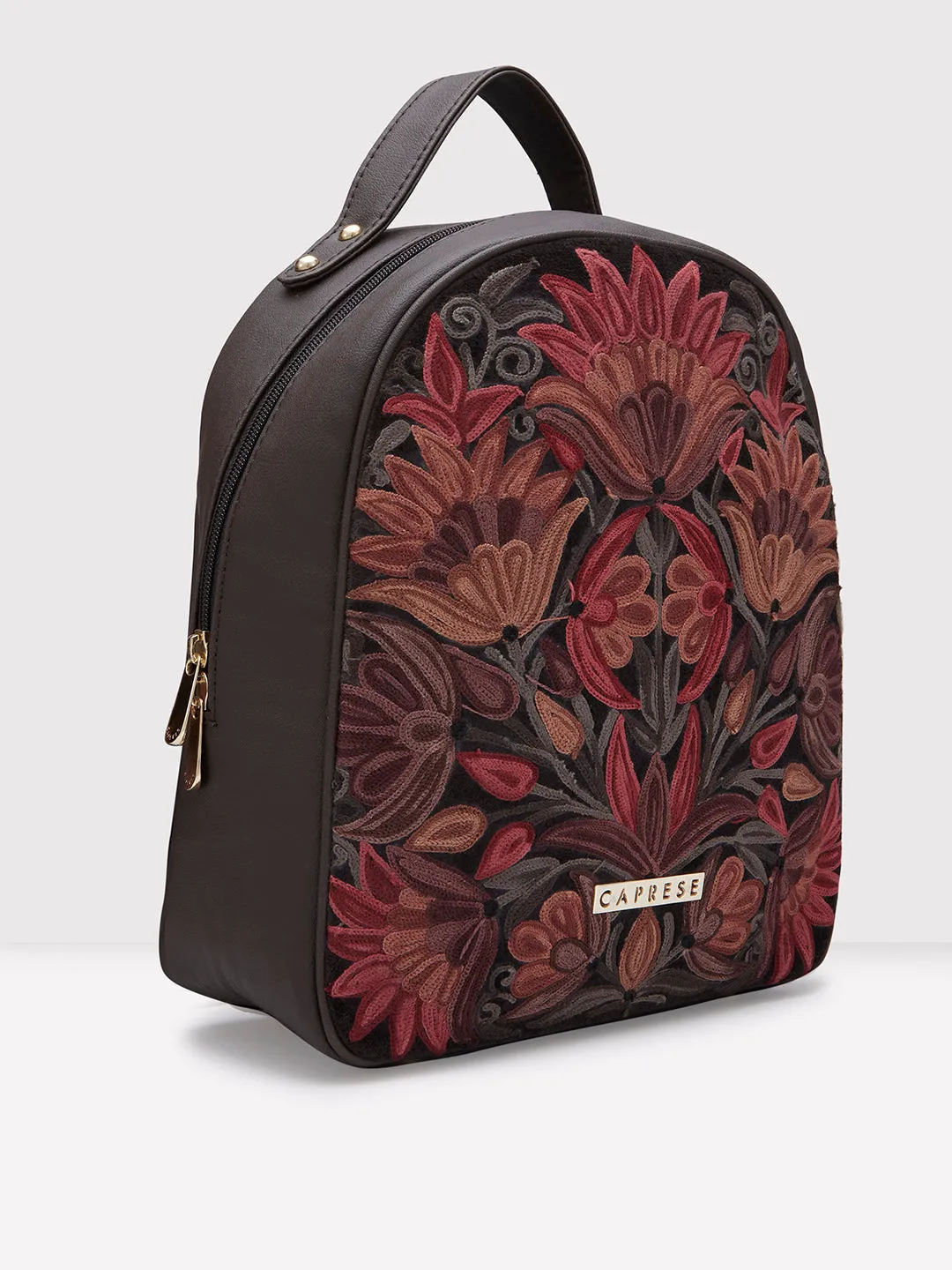 Caprese Tresna Medium Brown Backpack