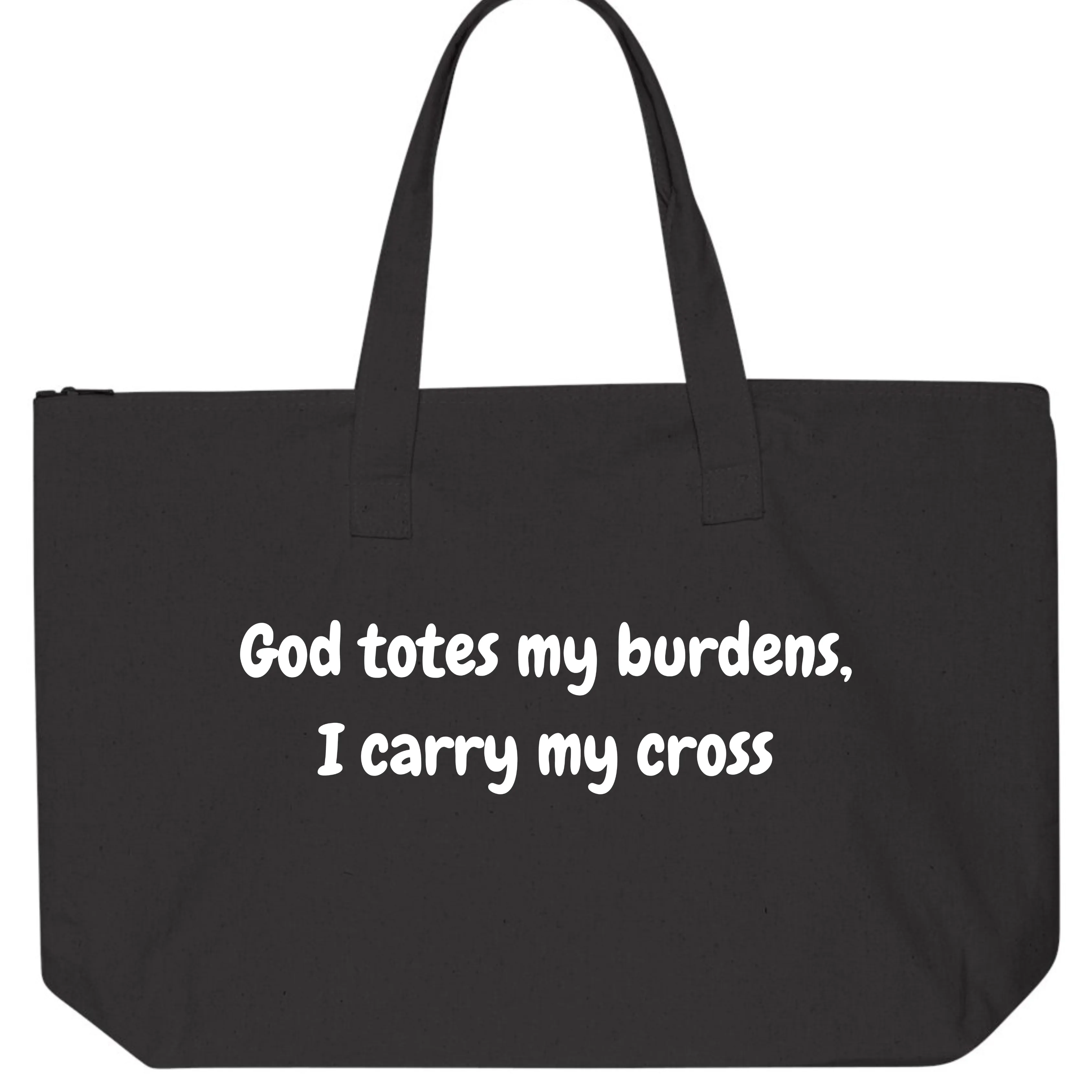Carry My Cross Tote Bag