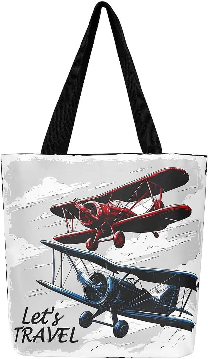 Castle Fairy Western Cowboy Canvas Tote Bag,Sketch Highland Cow Horse Desert Tote Bag