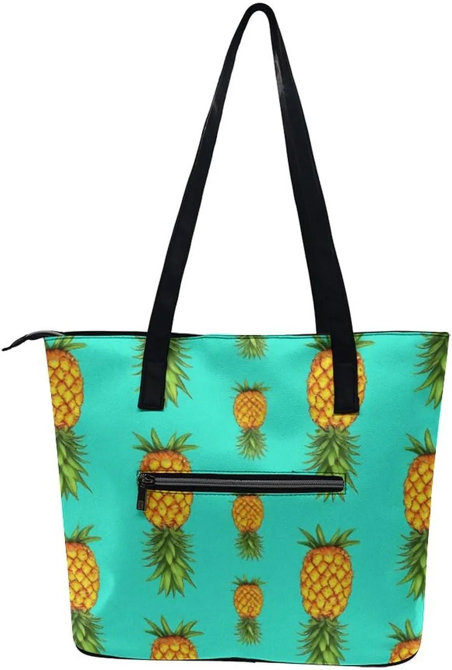Casual Unsiex Tote Bag, Men and Women Lightweight Handbag with Compartment for Business, Travel