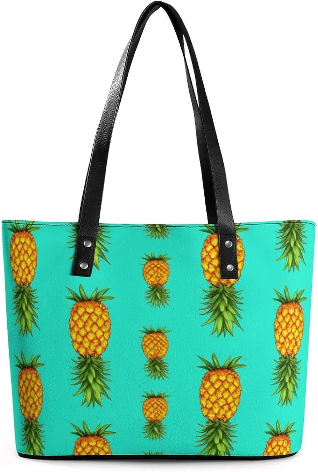 Casual Unsiex Tote Bag, Men and Women Lightweight Handbag with Compartment for Business, Travel