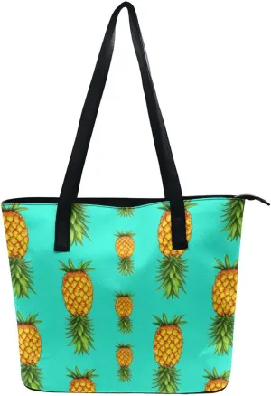 Casual Unsiex Tote Bag, Men and Women Lightweight Handbag with Compartment for Business, Travel