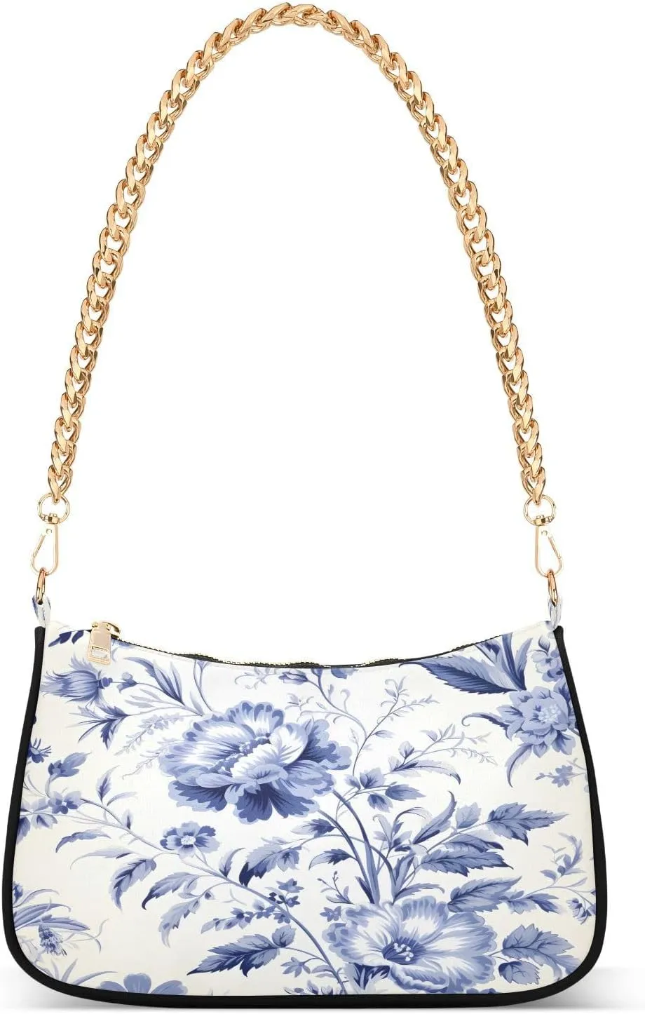 CEBUGI Crossbody Bags for Women Shoulder Purse Vintage Floral Handbags Stylish Clutch Purse with Chain Strap