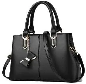Classic Solid Laptop Tote Bags Business Briefcase Women Large Capacity Pu Leather Messenger Crossbody Bag