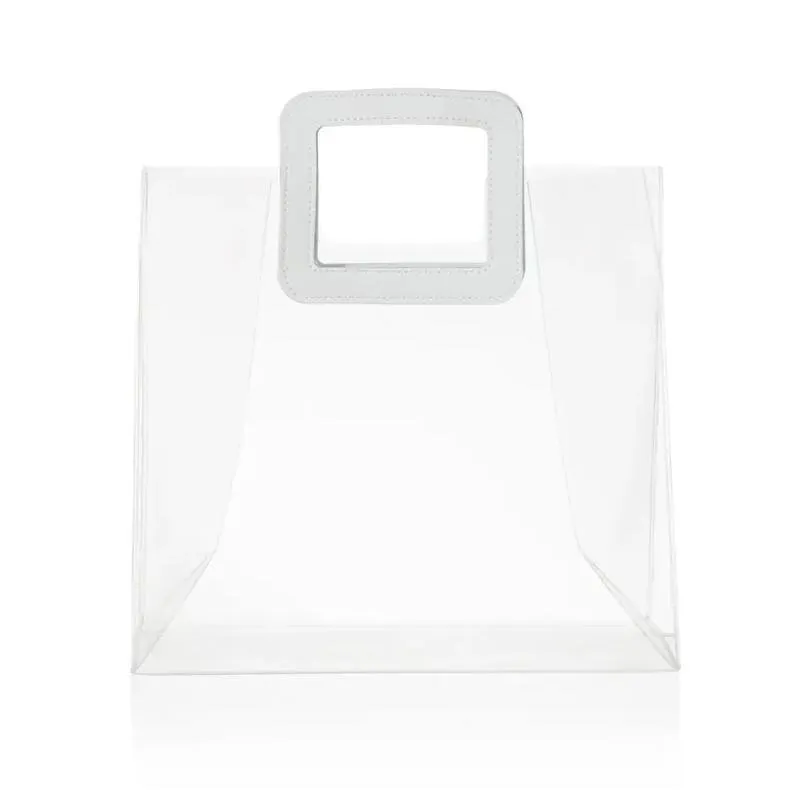 Clear PVC Handbags 10PCS S/M/L PVC