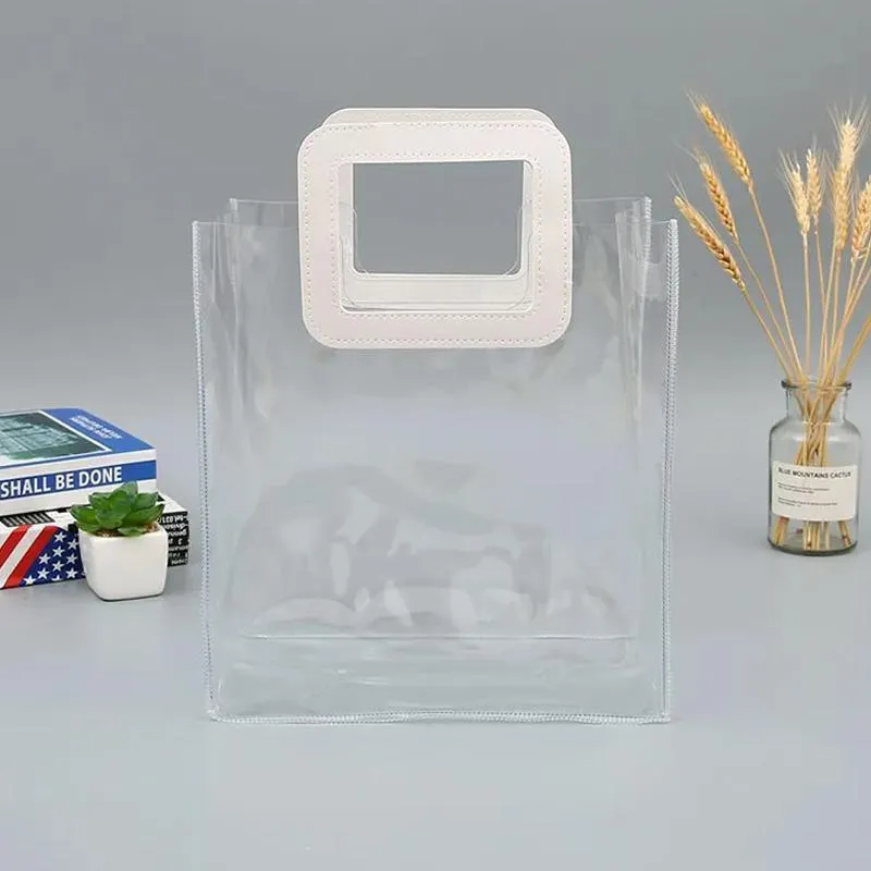 Clear PVC Handbags 10PCS S/M/L PVC