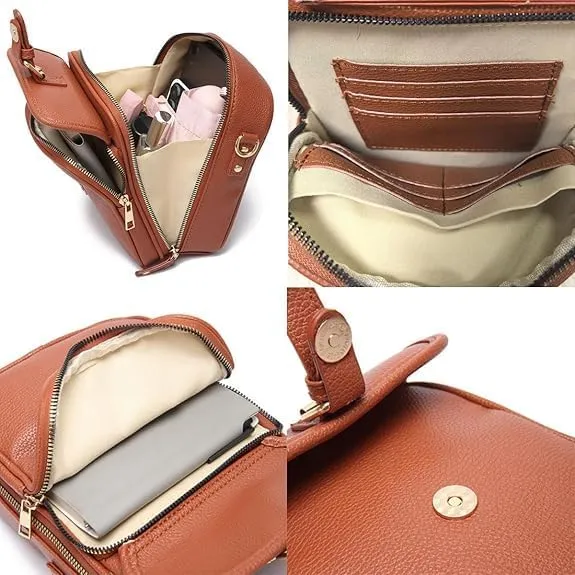 Collaborten Crossbody Bag, Collaborate Crossbody Leather Bag, Collaboraten1 Urvashi Crossbody Leather Bags for Women
