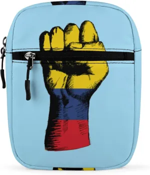 Colombian Flag Nation Spirit Small Crossbody Bags for Women Men Sling Purse Shoulder Bag with Adjustable Strap