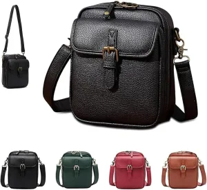 Comebybuy Purse Vintage Mini Messenger Bag, New Double Layer Large Capacity Mini Messenger For Women Men