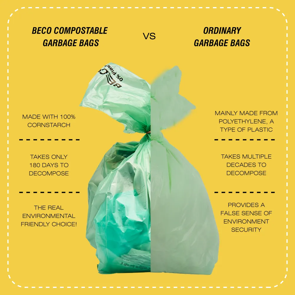 Compostable Garbage Bags - Small - 15 bags/roll