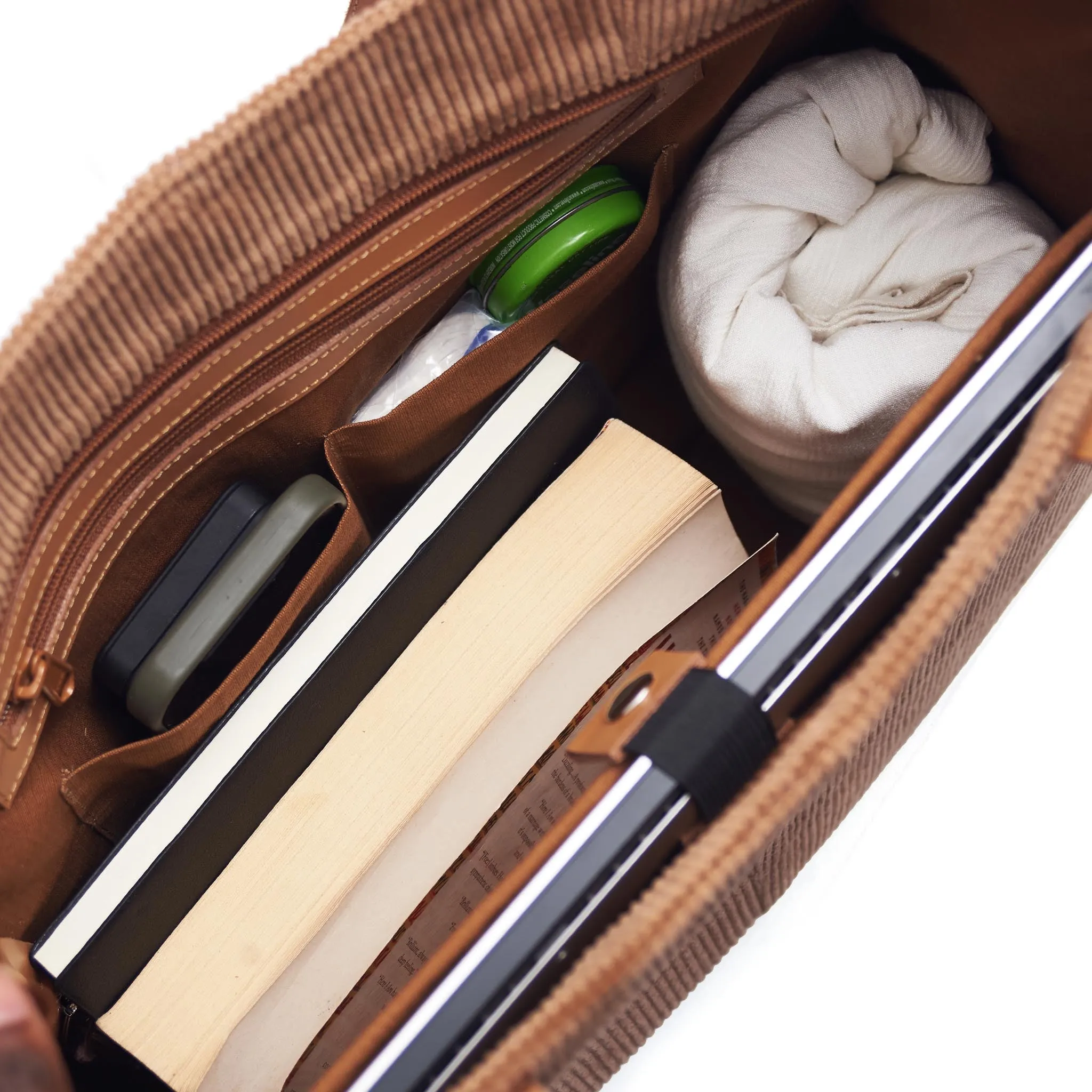 Craquelure Chocolate Office Tote