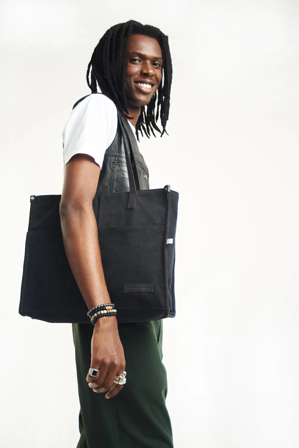 Craquelure Chocolate Office Tote