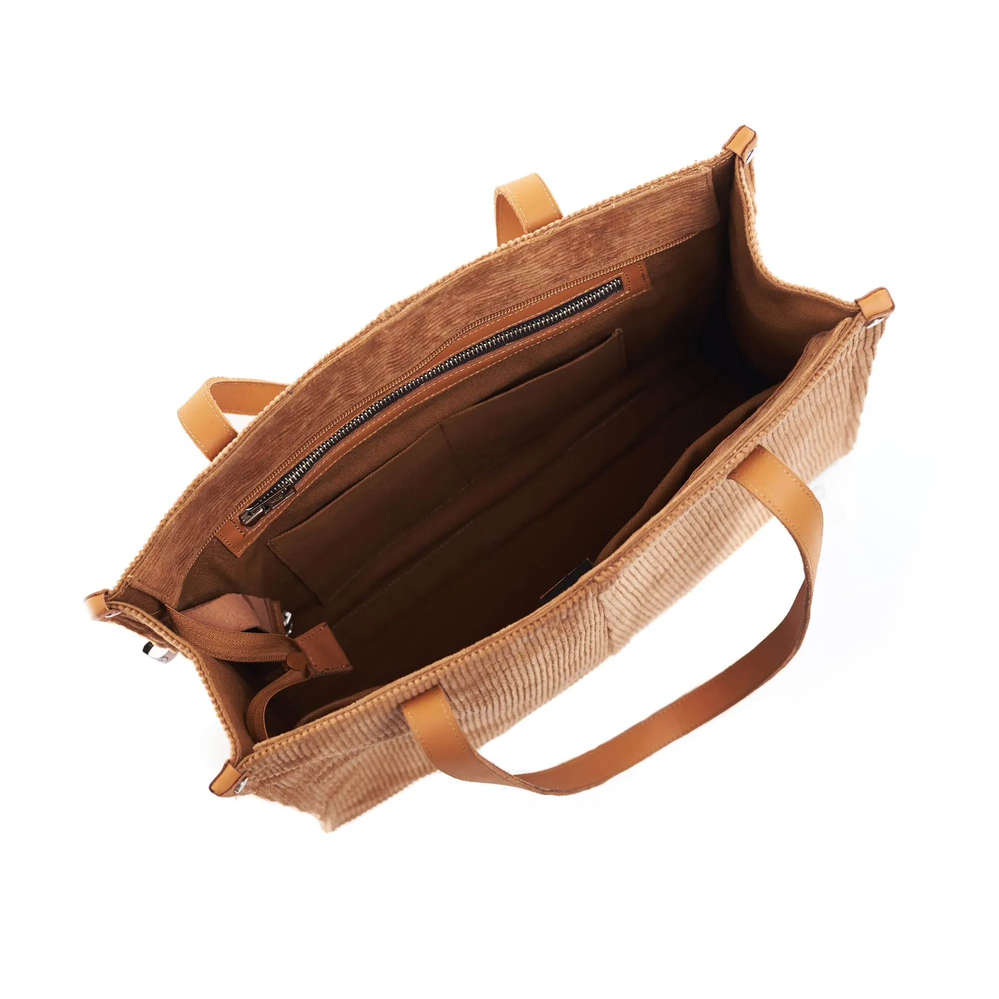 Craquelure Chocolate Office Tote