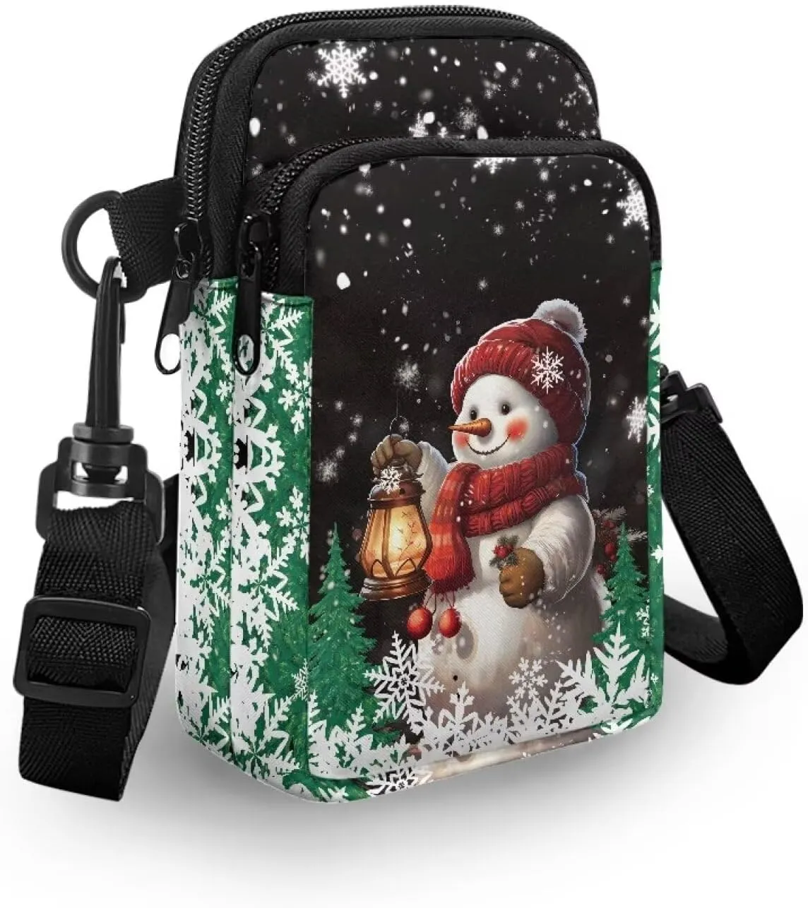 Crossbody Bags Messenger Bags Waist Bags Mini Shoulder Bags for Women and Men Removable Shoulder Strap Zipper Bags