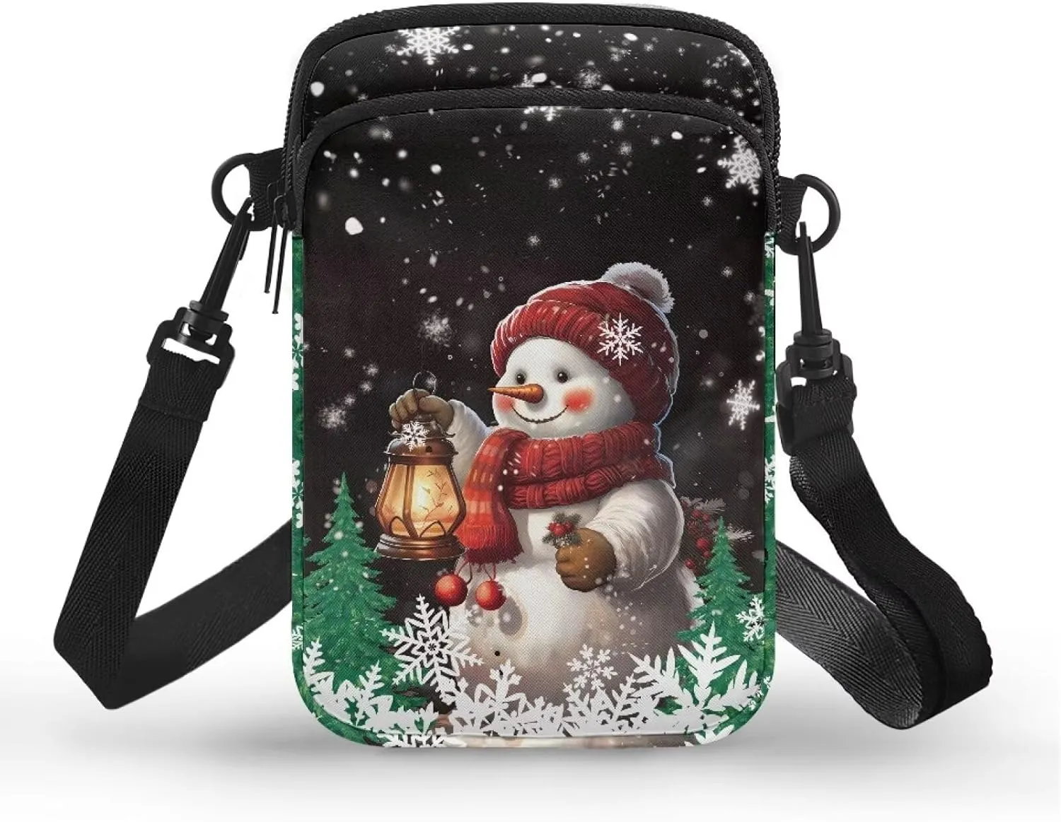 Crossbody Bags Messenger Bags Waist Bags Mini Shoulder Bags for Women and Men Removable Shoulder Strap Zipper Bags