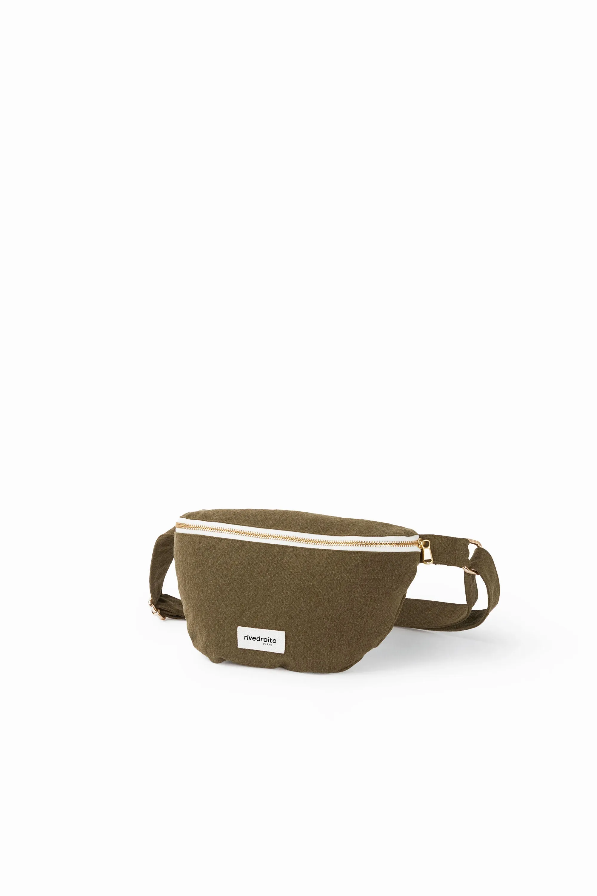Custine the waist bag - Recycled cotton Military Green
