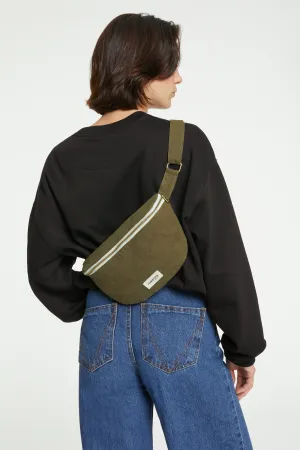 Custine the waist bag - Recycled cotton Military Green