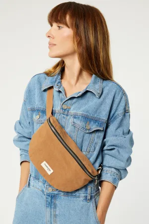 Custine the waist bag - Recycled cotton tobacco