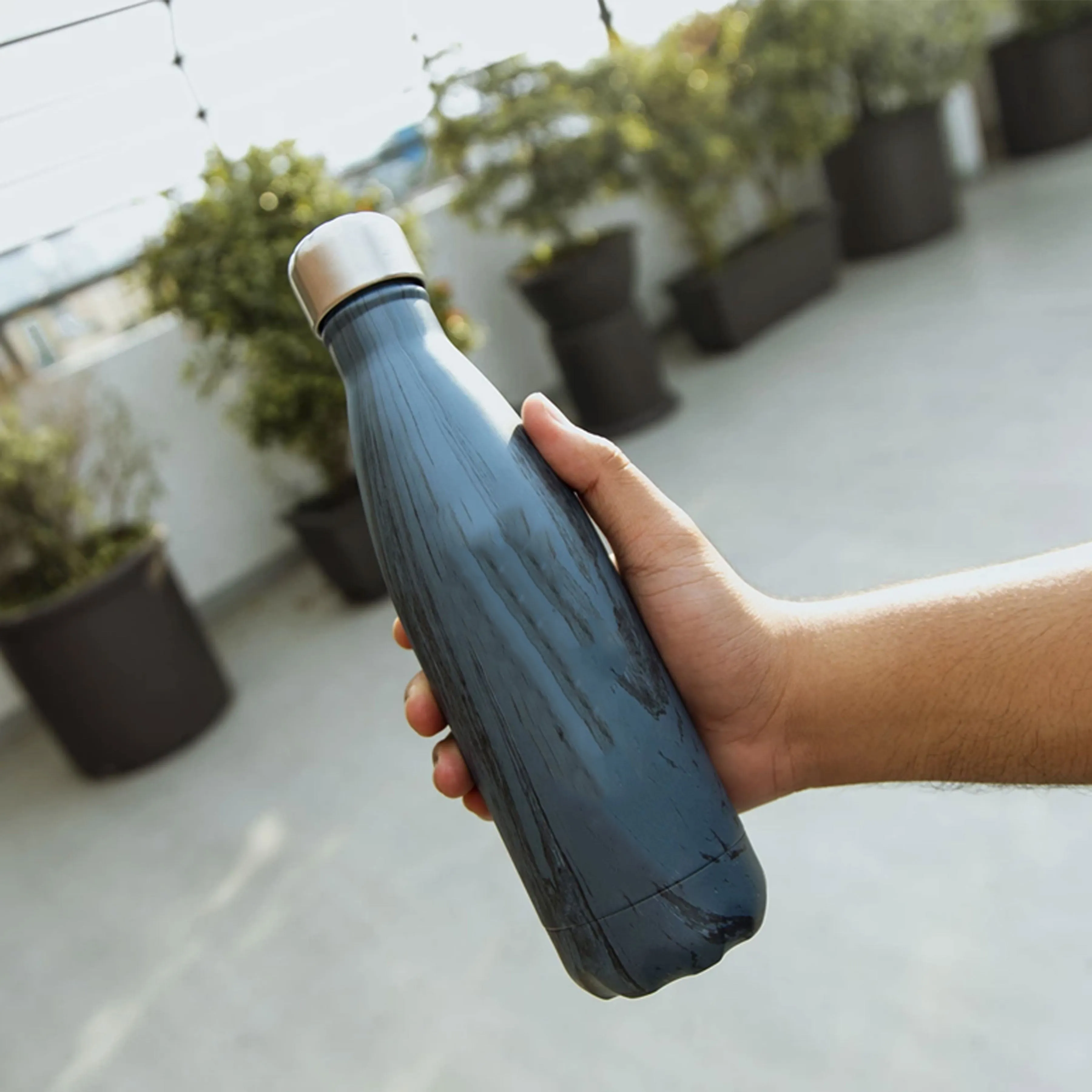 Custom Metallic Flask