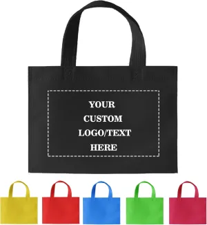 Custom Tote Bags,Custom Shopping bag with Promotional Logo Text Image,Personalized Reusable Shopping Bag for Supermarkets Grocery Stores Farms