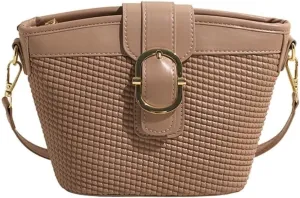 Cute 2025 Designer PU Leather Shoulder Crossbody Handbag for Womens Small Totes Satchel Clutch