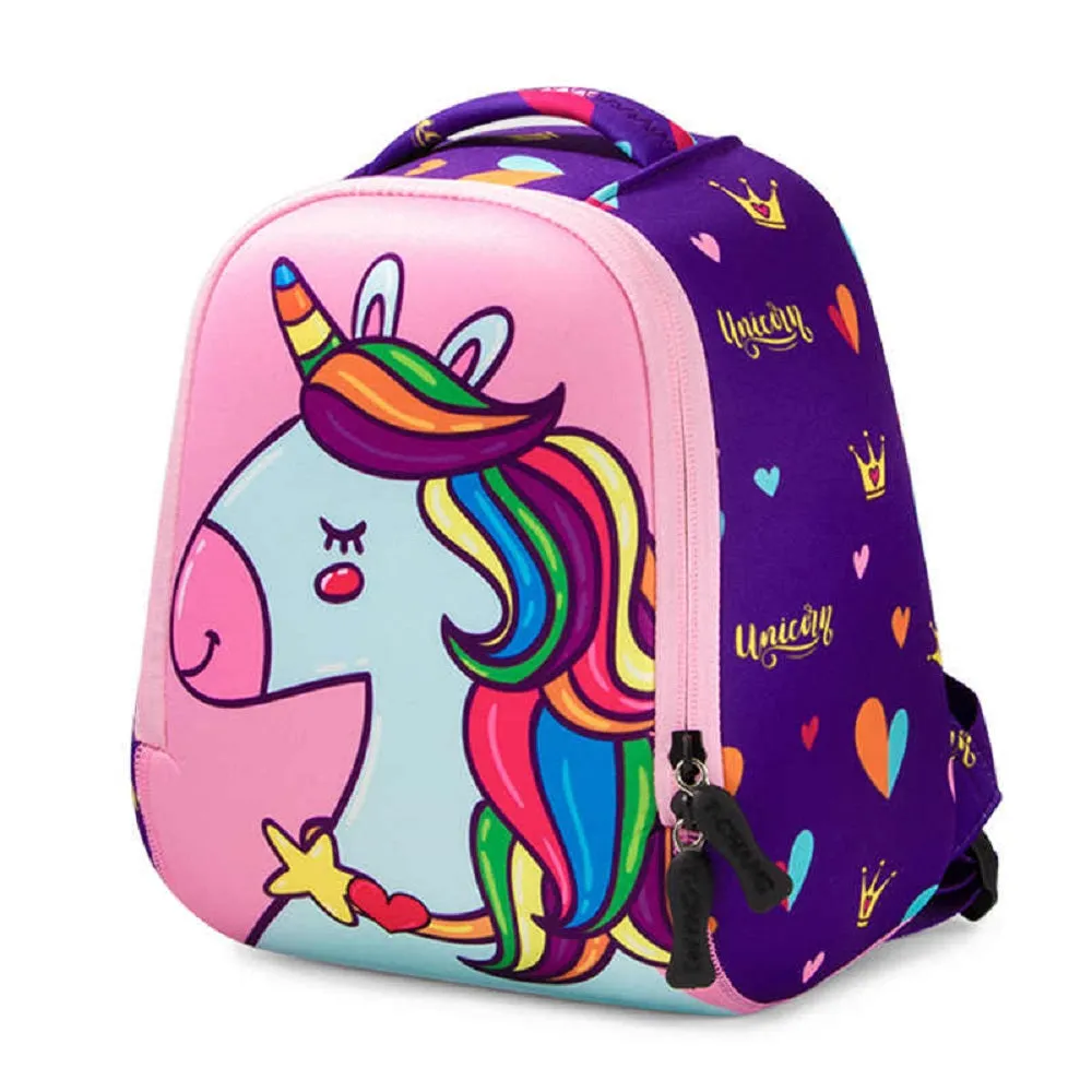 Cute Unicorn Children Animals Design Backpack Kindergarten Bags