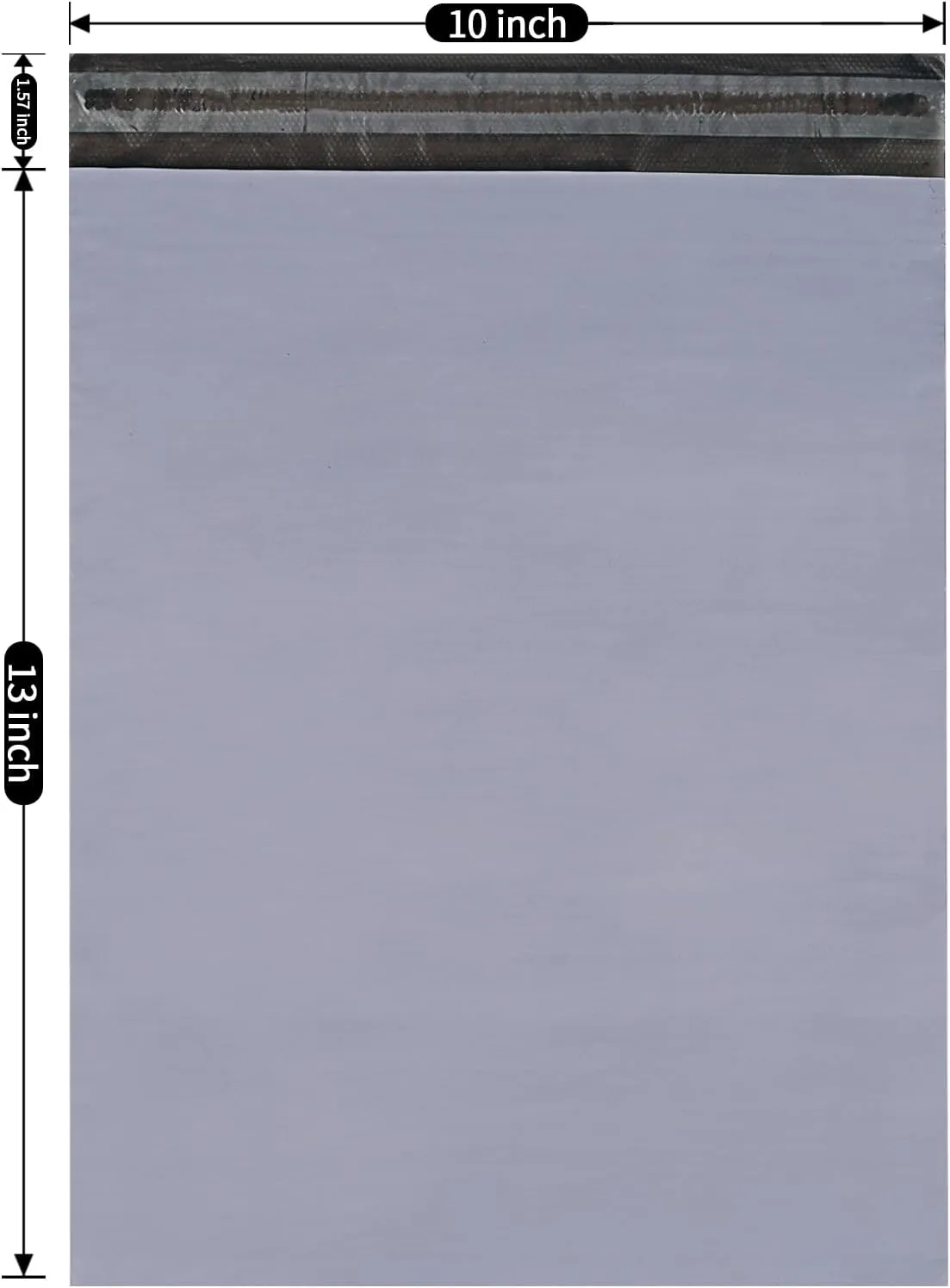 Dasen 500pc Poly Mailers 10x13 Inches,Shipping Envelopes Self Seal Mailers Bags Waterproof and Tear-Proof Packaging Bags, Shipping Bags for Clothing