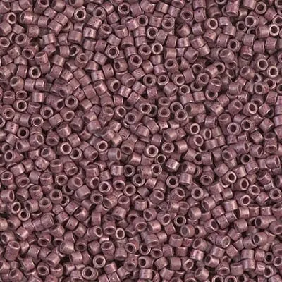 DB 1167, Galvanized, Matte Berry - Miyuki Delica Beads - Size 11 - 5 grams - Japanese Cylinder Seed Beads - Retail & Wholesale