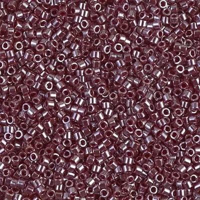 DB 1565, Opaque Espresso Brown Luster - Miyuki Delica Beads - Size 11 - 5 grams - Japanese Cylinder Seed Beads - Wholesale & Retail