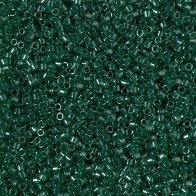 DB 1894, Transparent Tree Frog Green Luster - Miyuki Delica Beads - Size 11 - 5 grams - Japanese Cylinder Seed Beads - Wholesale & Retail