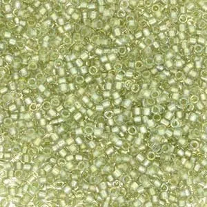 DB 2378- Silver Strand Inside Color Line - Miyuki Delica Beads - Size 11 - 5 grams - Japanese Cylinder Seed Beads - Wholesale & Retail