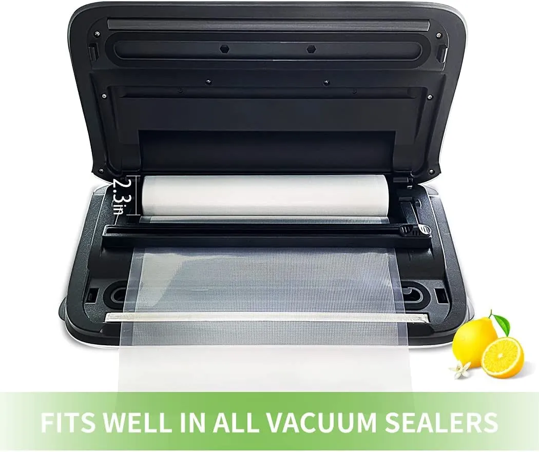 Deefre Vacuum Sealer Bags 11’‘x16’ 6 Rolls for Food Saver, BPA Free and Puncture Prevention Vacuum Seal Food Saver Bags,Great for Sous Vide，Vac Storage or Meal Prep
