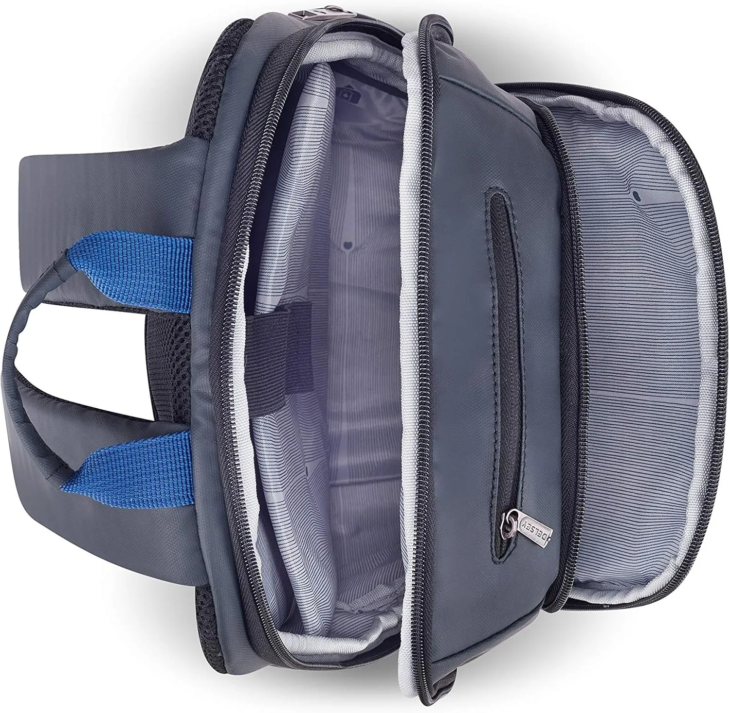 DELSEY PARIS Backpack-Novelty, Grey, Sac à dos 38 cm-nouveauté